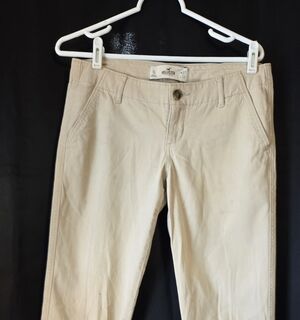 Hollister Womens Khaki Chinos